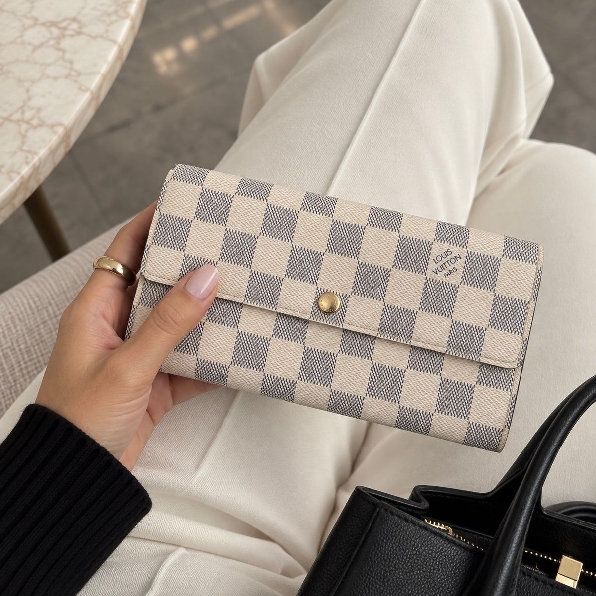 Louis Vuitton Azur Sarah Wallet
