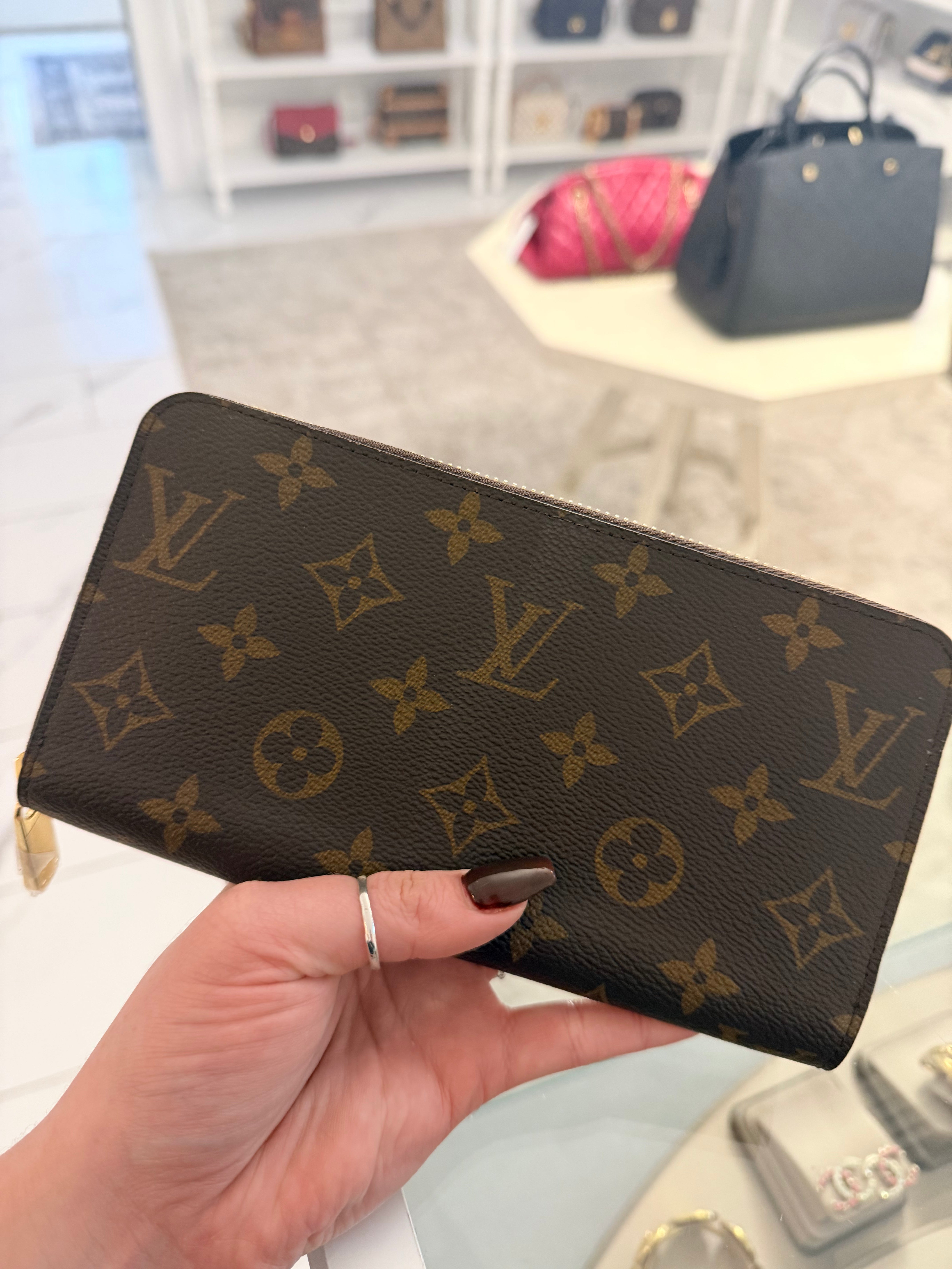 Brittney LV Monogram Zippy