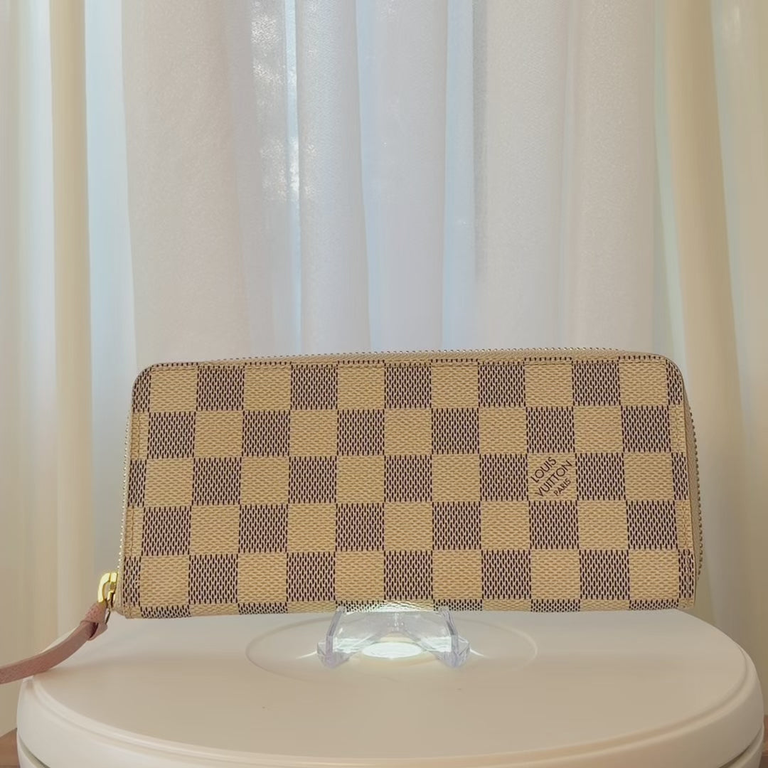 Louis Vuitton Clémence Wallet Damier Azur