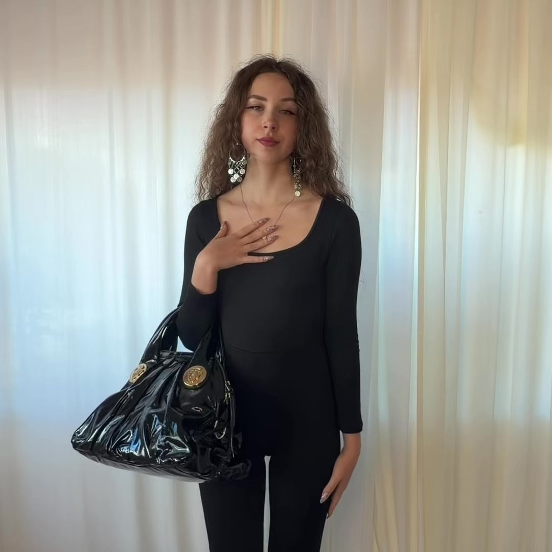 Gucci Patent Hysteria Hobo