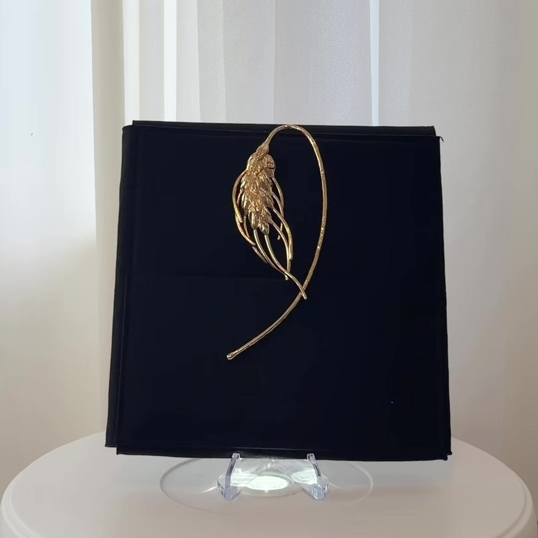 Chanel Wheat Motif Brooch