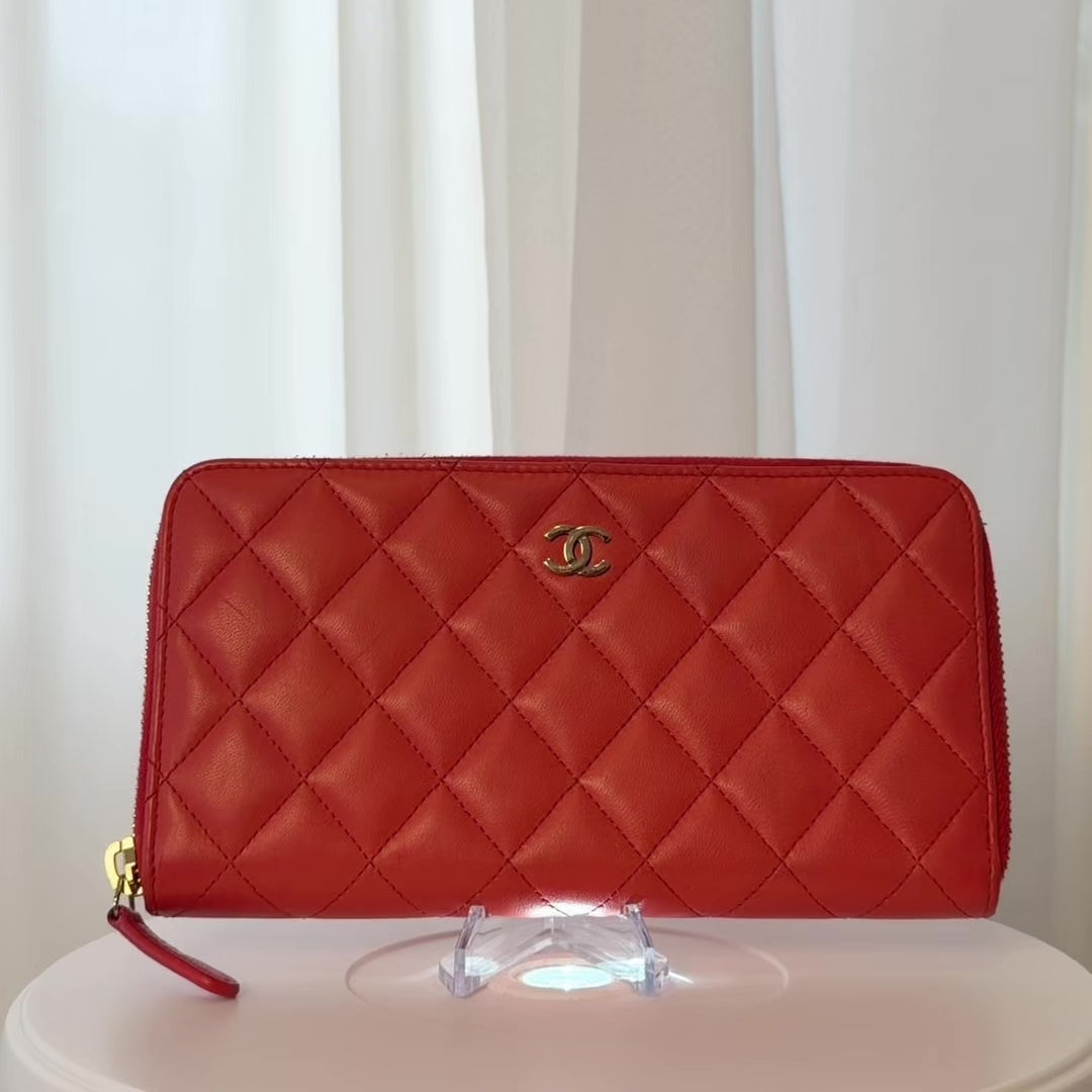 Chanel Zip Around Wallet