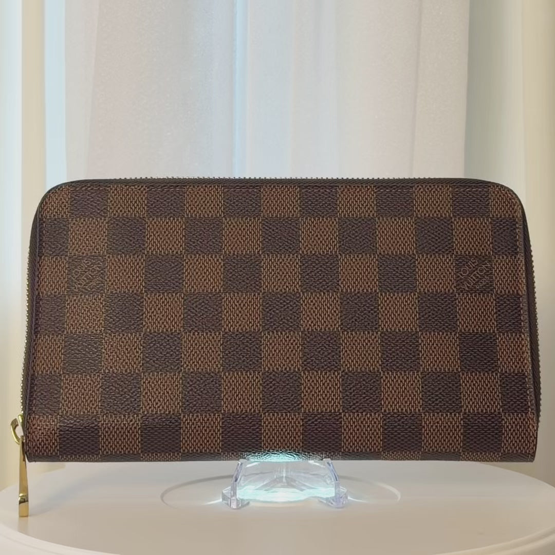Louis Vuitton Zippy Organizer Damier Ebene