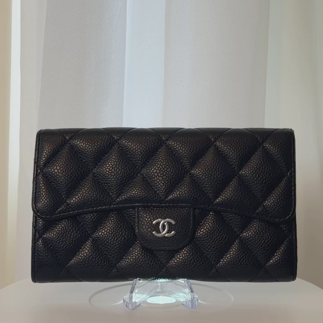 Chanel Quilted Flap Wallet