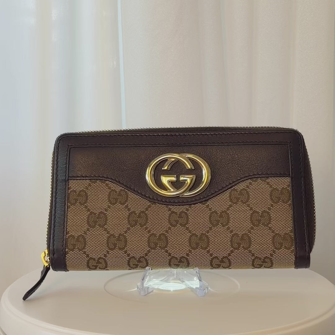 Gucci Sukey Zippy Wallet GG Canvas