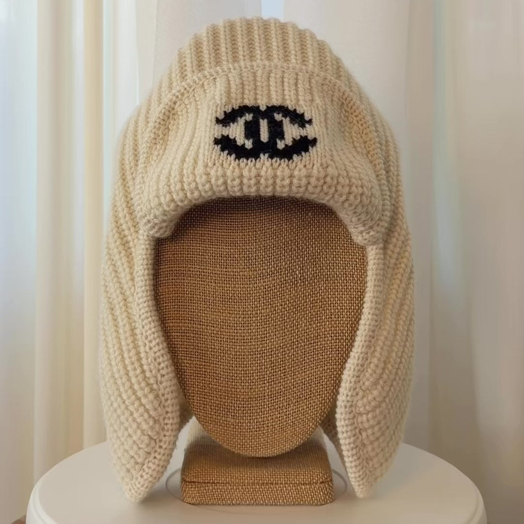 Chanel Cashmere CC Beanie