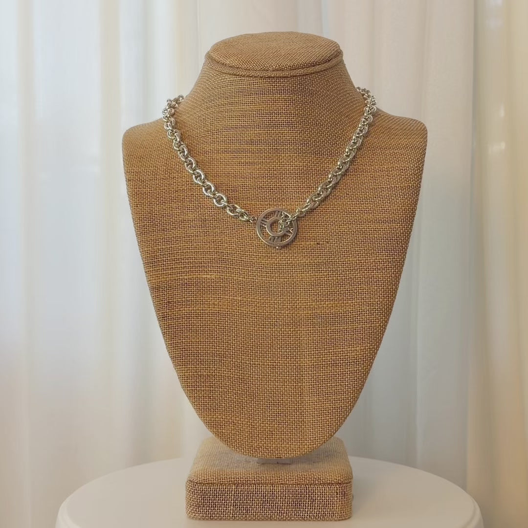 Tiffany & Co. Vintage Atlas Toggle Necklace