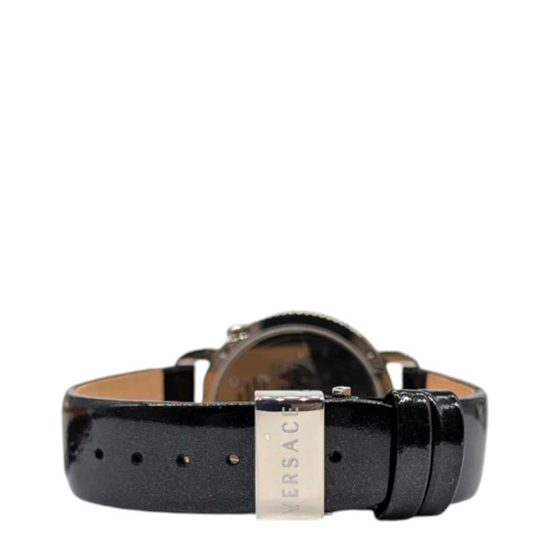 Versace Black Stainless Steel Krios Watch