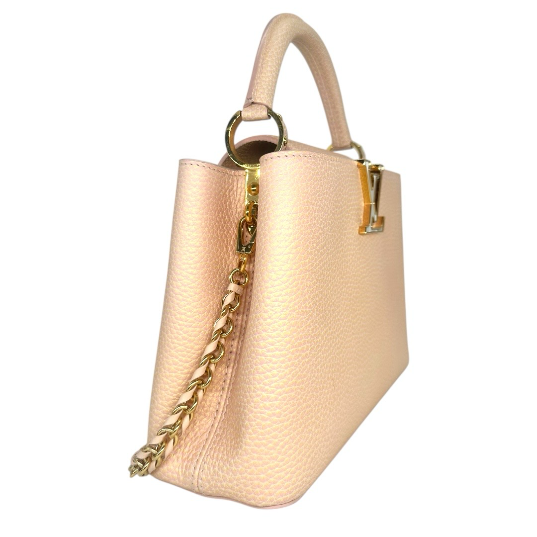 Louis Vuitton Metallic Taurillon Capucines BB