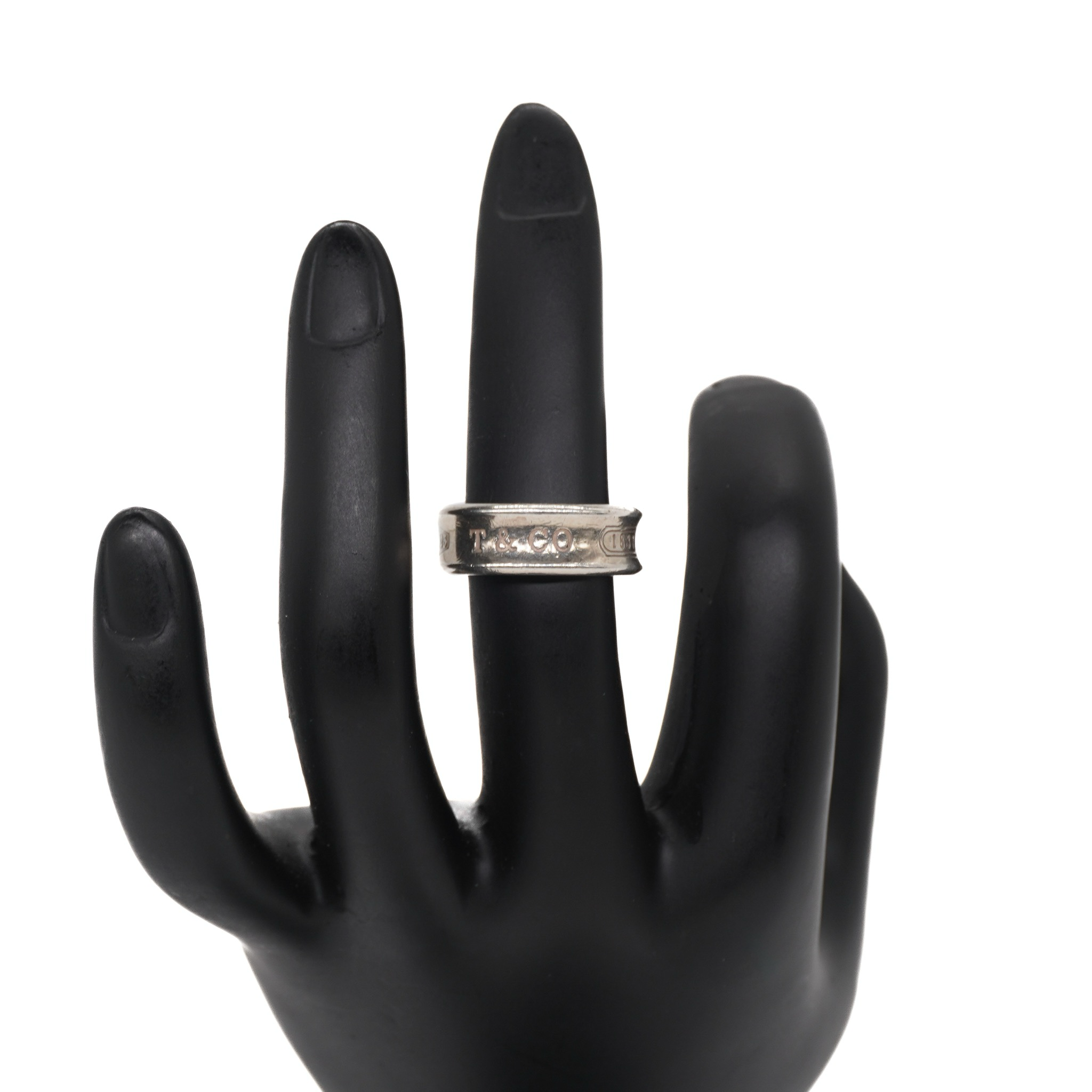 T & Co. Sterling Silver 1837 Band Ring