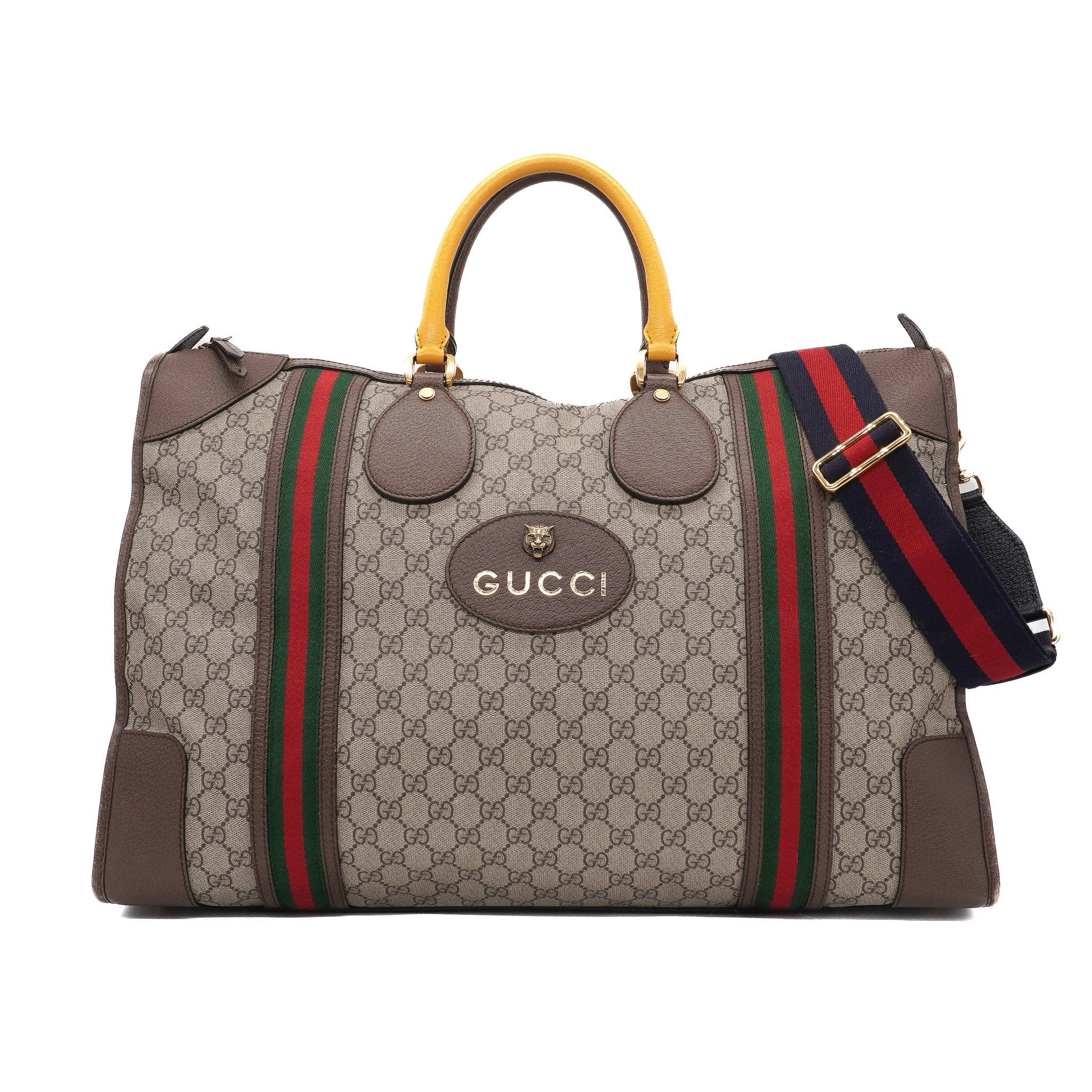 Gucci Web Neo Vintage Duffle Bag