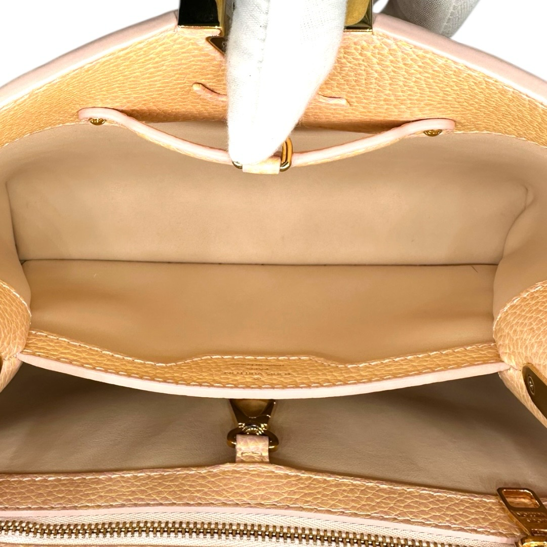 Louis Vuitton Metallic Taurillon Capucines BB