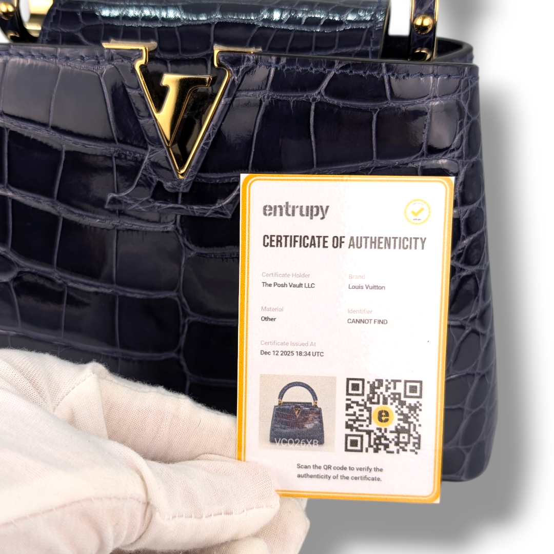 Louis Vuitton Alligator Capucines Mini
