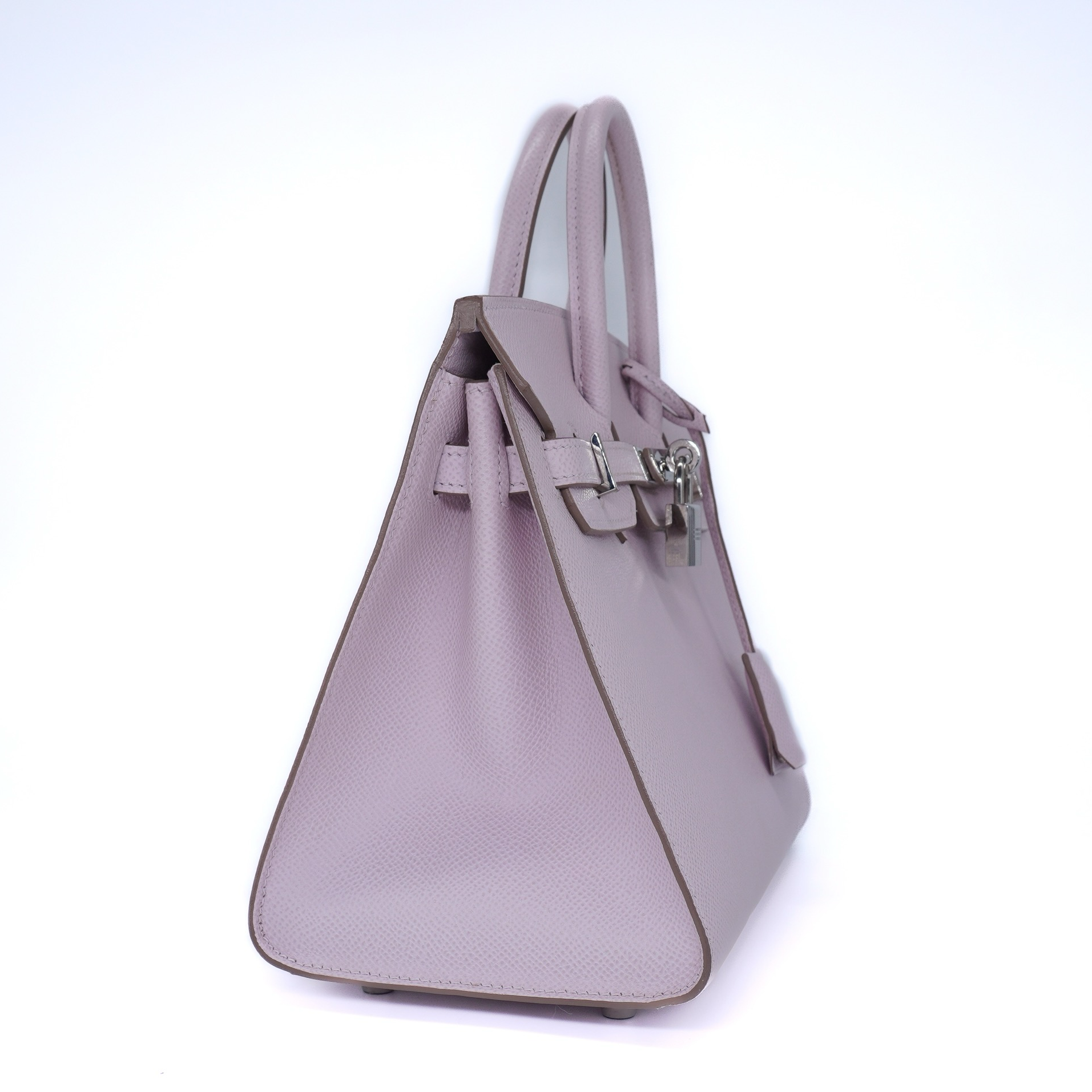 Hermes Birkin 25 Sellier Mauve Pale Epsom Palladium Hardware